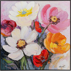 57723 - Gerahmtes Bild Flower Meadow 80x80cm