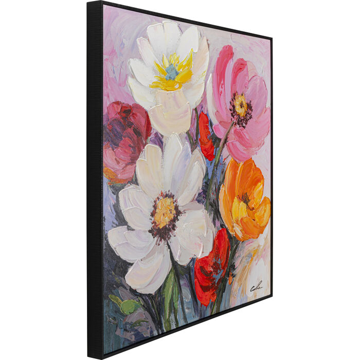 Gerahmtes Bild Flower Meadow 80x80cm