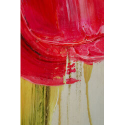 Gerahmtes Bild Abstract High Gloss Pink 160x120cm