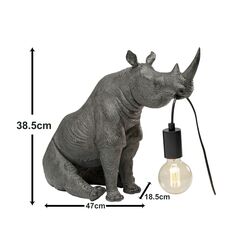 Tischleuchte Sitting Rhino 39cm