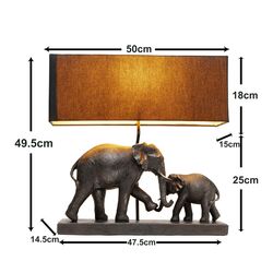 Tischleuchte Elephant Family 50cm