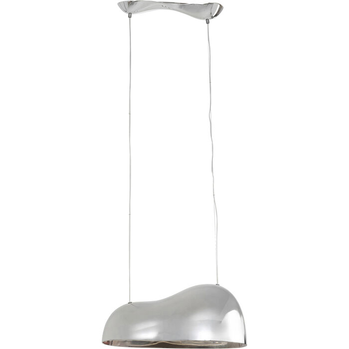 Hängeleuchte Cloud Beam Double Silber 70cm