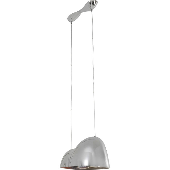 Hängeleuchte Cloud Beam Double Silber 70cm
