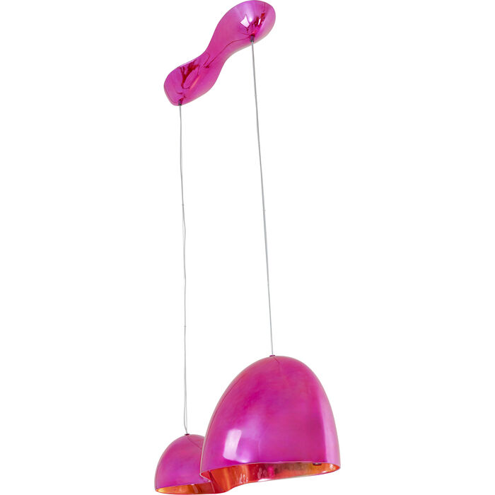 Hängeleuchte Cloud Beam Double Pink 100cm