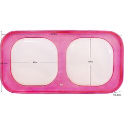 Wandleuchte Cloud Beam Pink 202cm