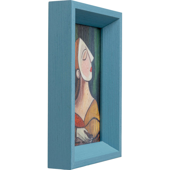 Gerahmtes Bild Portrait Cubism 13x18cm (3/Set)
