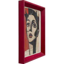 Gerahmtes Bild Portrait Modernism 22x27cm (2/Set)