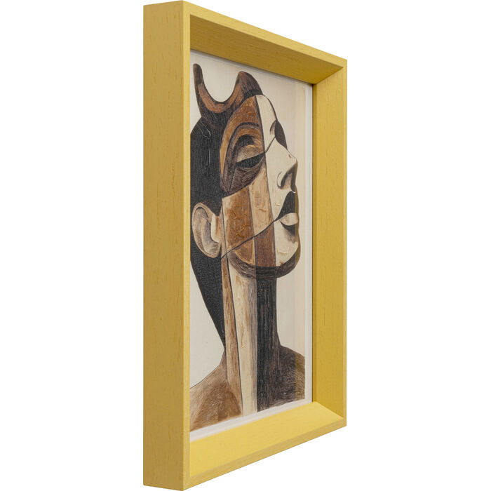 Gerahmtes Bild Portrait Modernism 22x27cm (2/Set)