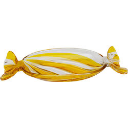 57781 - Deko Schale Candy Gelb 35cm