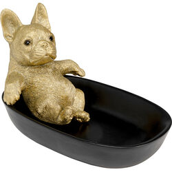 Deko Schale Bathing Bulldog 21cm