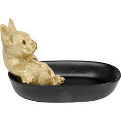 Deko Schale Bathing Bulldog 21cm