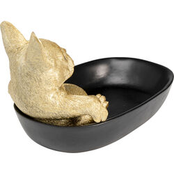 Deko Schale Bathing Bulldog 21cm