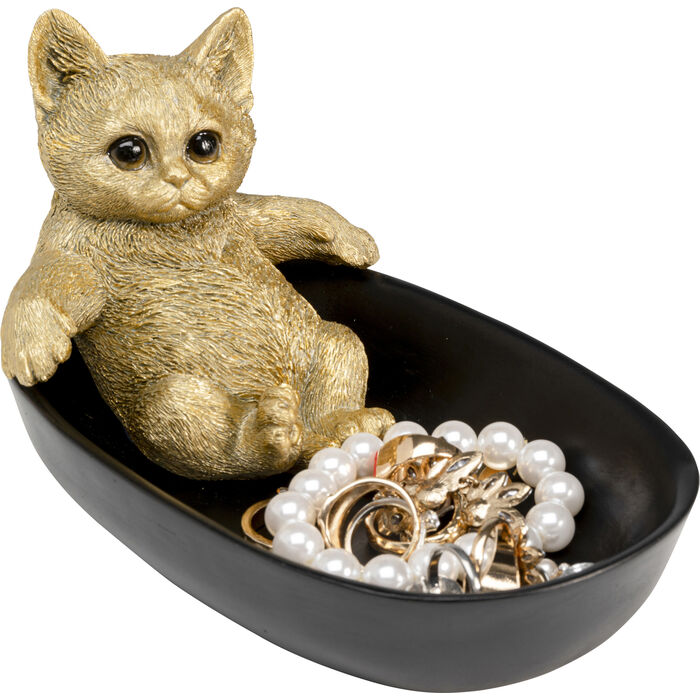 Deko Schale Bathing Cat 20cm