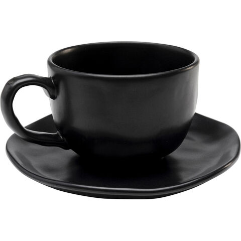 Taza café Organic Negro (2/piezas)
