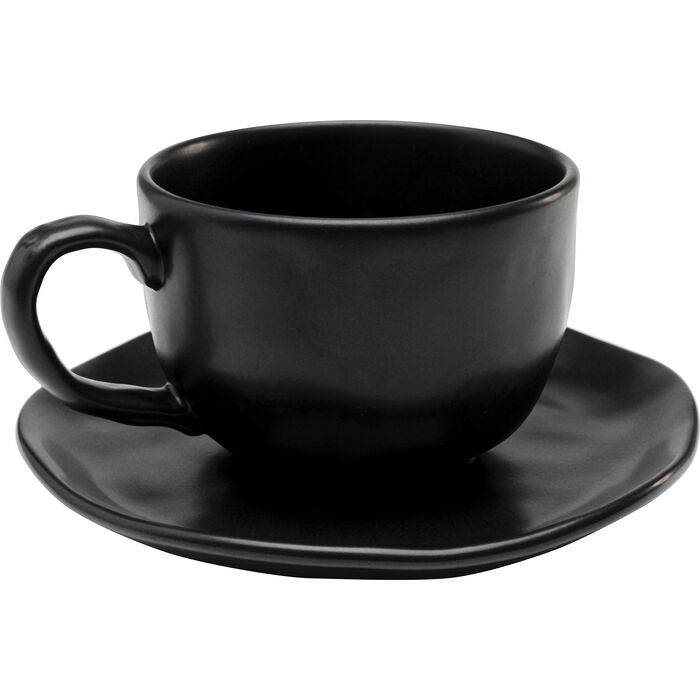 Tasse mit Untertasse Organic Black