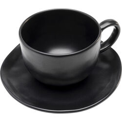 Tasse mit Untertasse Organic Black