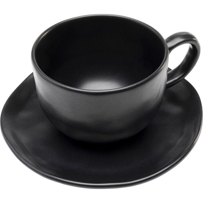 Tasse mit Untertasse Organic Black