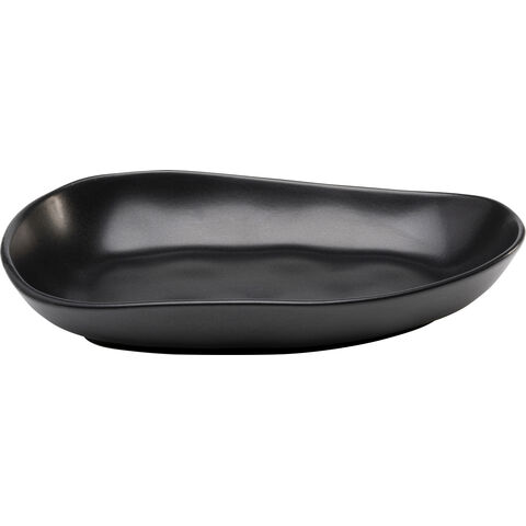 Plate Organic Black 25cm