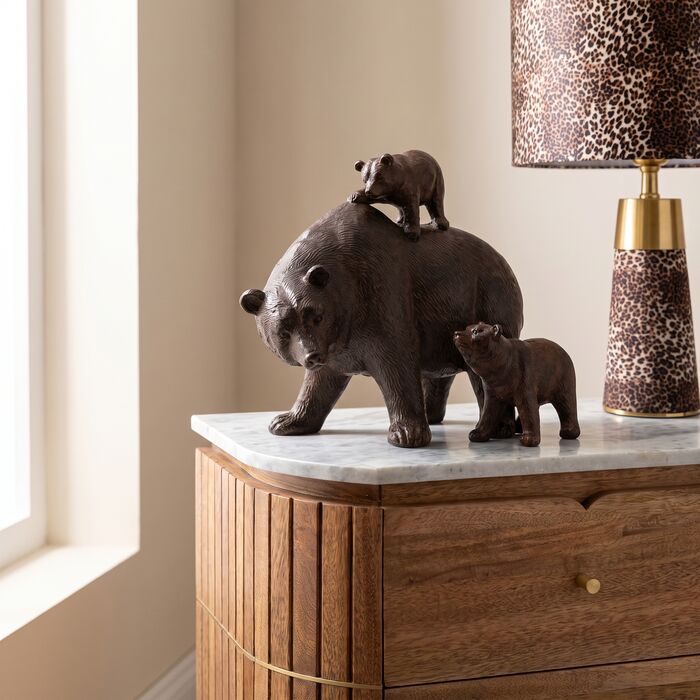 Figurine décorative Bear Family 20cm