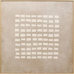 57800 - Leinwandbild Art Row Beige 100x100cm