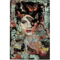 57823 - Glasbild Lady Butterfly 75x55cm