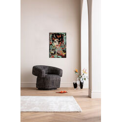 57823 - Glasbild Lady Butterfly 75x55cm