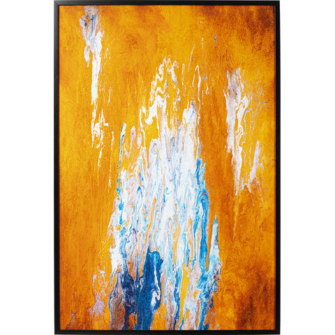 Cuadro enmarcado Artistas Naranja 80x120cm