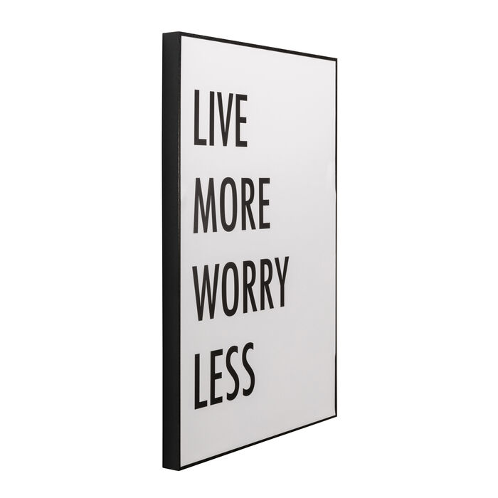Gerahmtes Bild Big Live More  (2/Set)