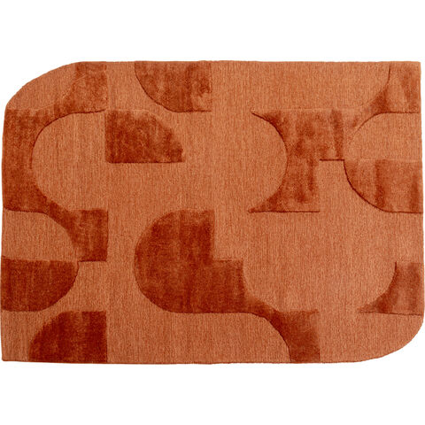 Alfombra Flow Naranja 170x240cm