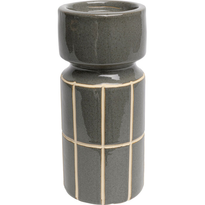 Kerzenständer Bliss Tile Grau 25cm