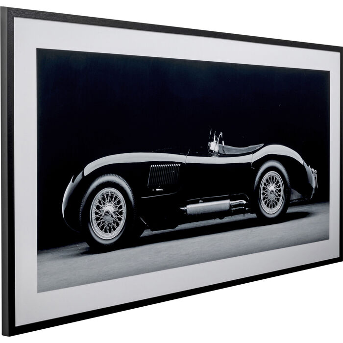 Gerahmtes Bild Old Racing Car 205x105cm