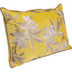 Cushion Lovely Flowers Yellow 60x40cm