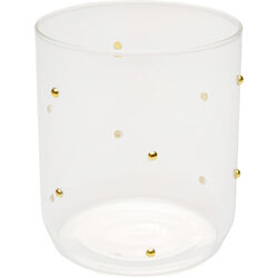 58018 - Tumbler Glam Dots Gold 9cm