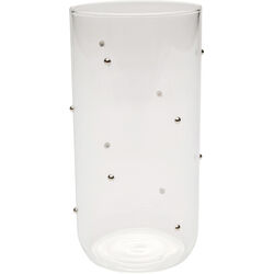 58026 - Verre à eau Glam Dots Silver 14cm