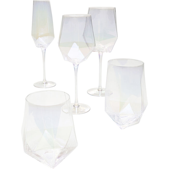 Wasserglas Diamond Klar 12cm