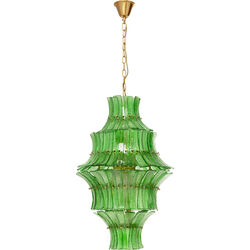 Lámpara colgante Venezia Double Verde Ø53cm