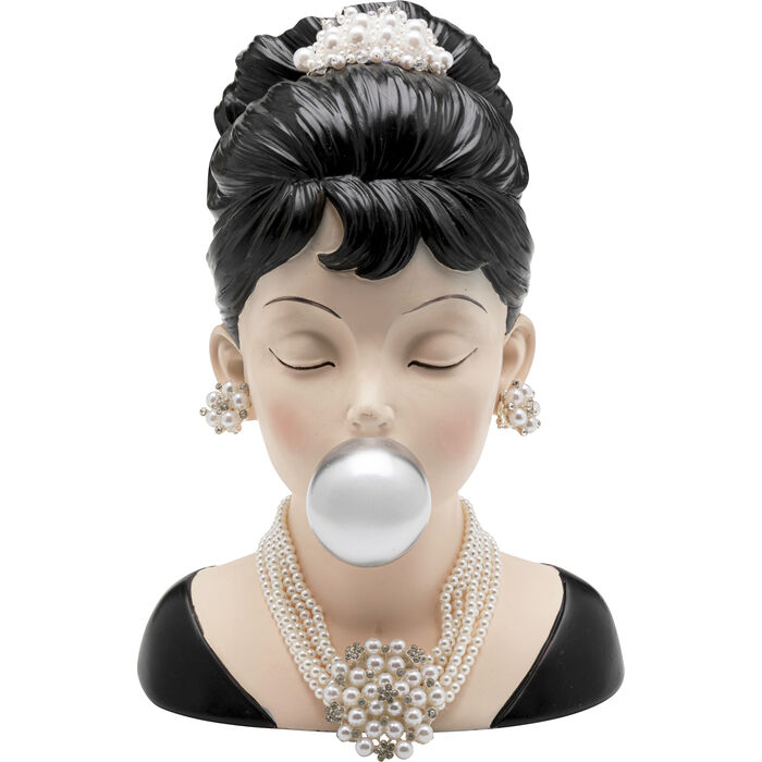 Deco Vase Bubble Gum Lady 30cm