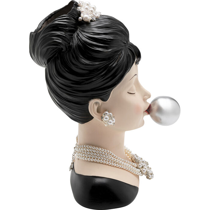 Deco Vase Bubble Gum Lady 30cm