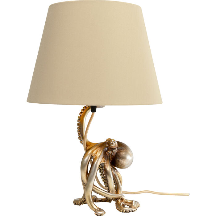 Tischleuchte Octopus Gold 43cm