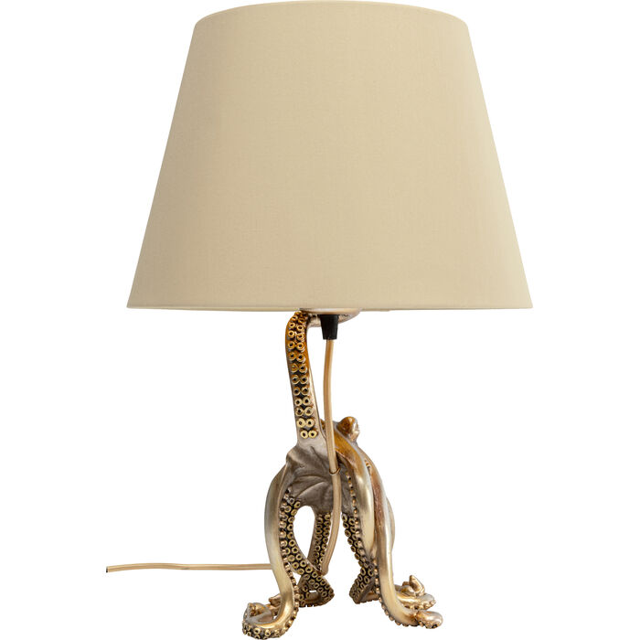 Tischleuchte Octopus Gold 43cm