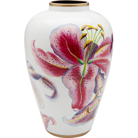 Jarrón Lillies Rosa 37cm