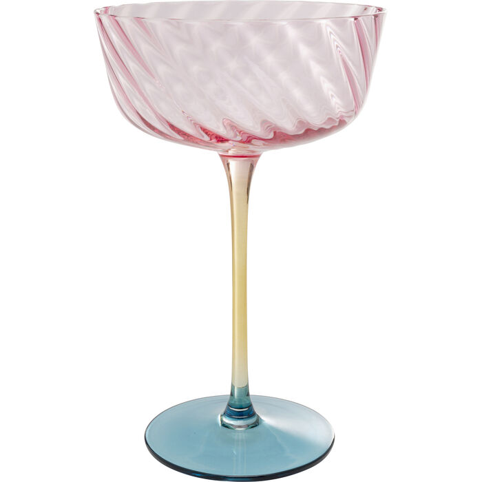 Sektglas Twist 18cm Sortiert