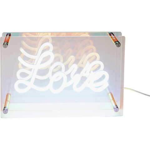 Lámpara mesa LED Texto Love