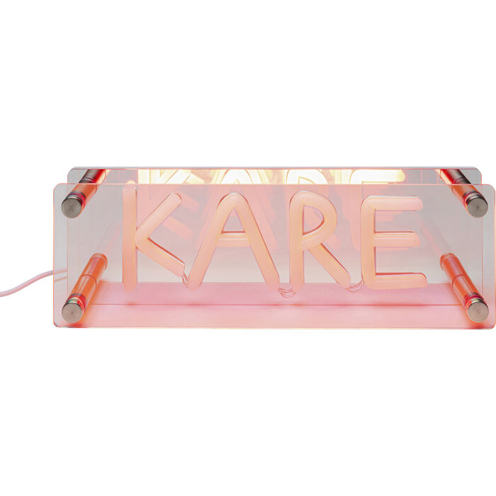 Tischleuchte LED Schrift KARE