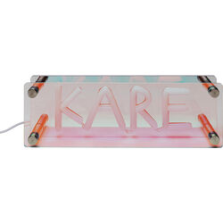 Tischleuchte LED Schrift KARE