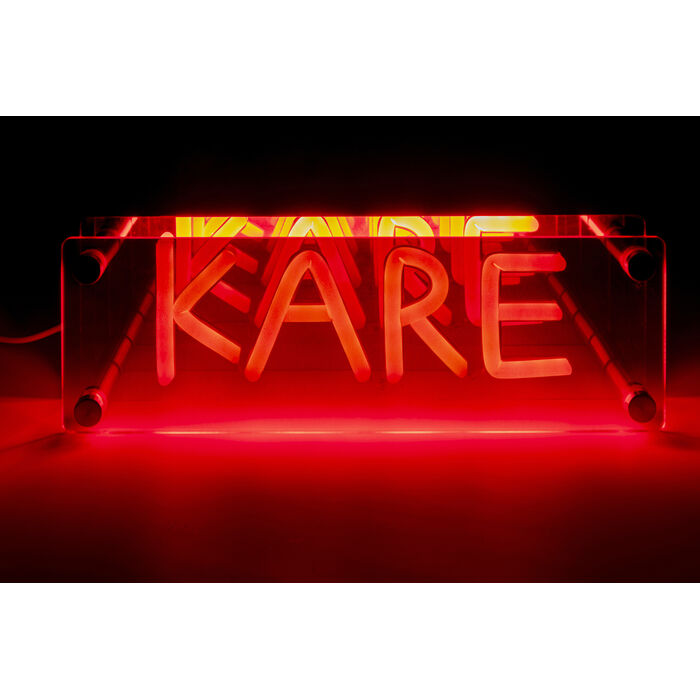 Tischleuchte LED Schrift KARE