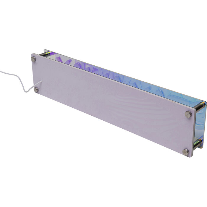 Tischleuchte LED Schrift STAY AWAY