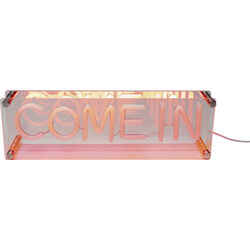 58141 - Tischleuchte LED Schrift COME IN