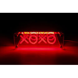 Tischleuchte LED Schrift XOXO