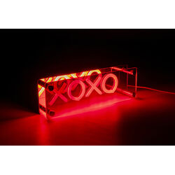 Tischleuchte LED Schrift XOXO